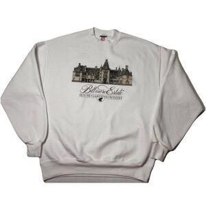 Vintage Biltmore Estate Sweatshirt Jerzees Super Sweats 90s Crewneck L USA